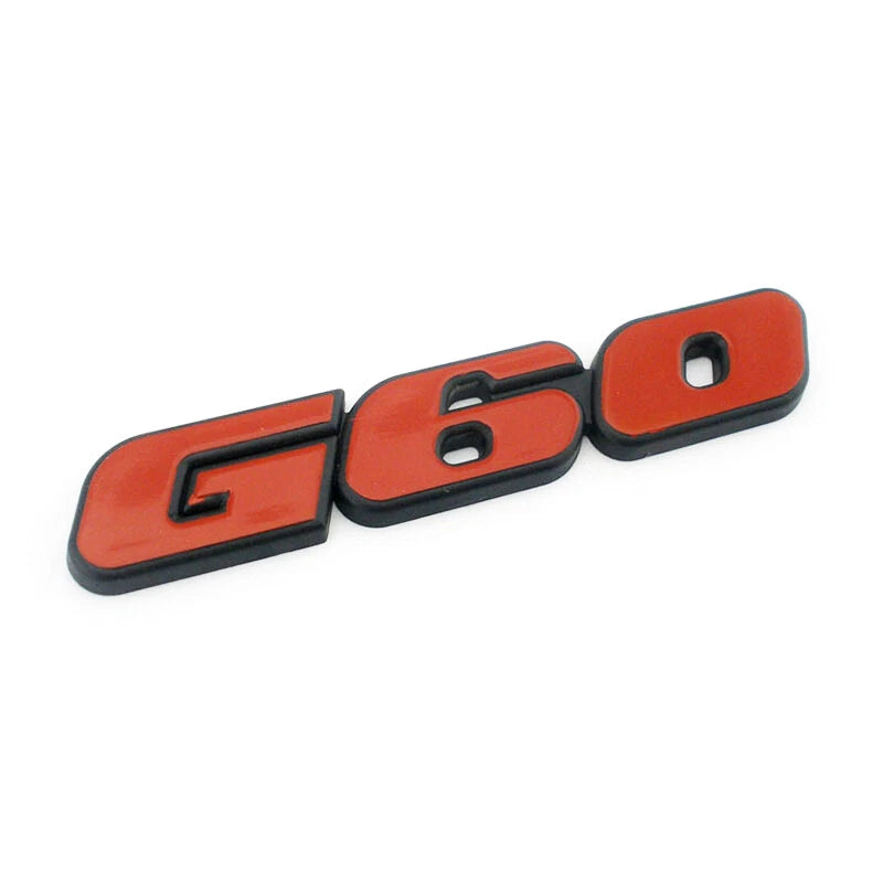 G60 Emblem Badge Sticker for VW Jetta Golf Corrado (1985–1992)