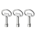 3PCS Aluminum Triangle Keys for Residential Valve Faucet Fire Hydrant
