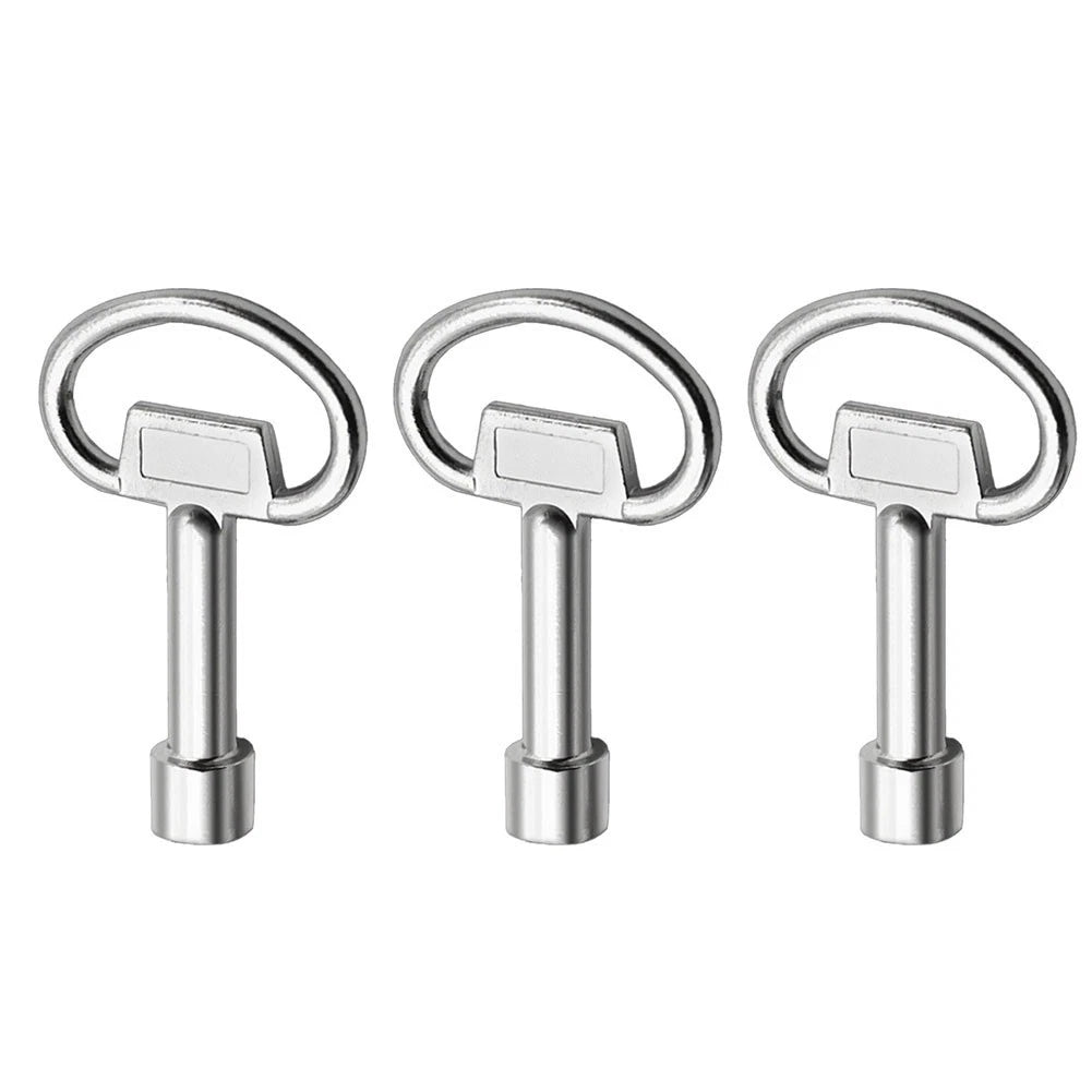 3PCS Aluminum Triangle Keys for Residential Valve Faucet Fire Hydrant