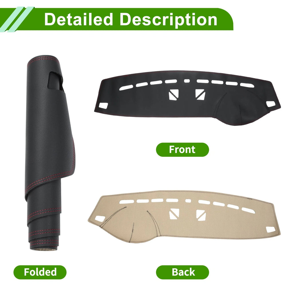 Dashboard Cover for BMW M3 (2009–2013) Black Red Dash Mat
