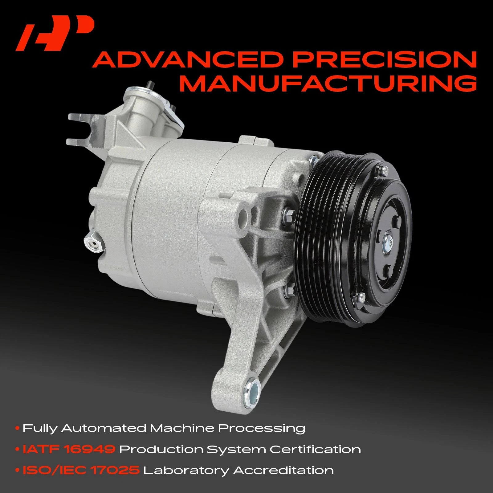 A/C Compressor with Clutch for Chevrolet Malibu (2007-2010)