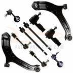 Set of 10 Front Lower Control Arms Tie Rod Links Sway Bars for Hyundai Accent (2000–2005)