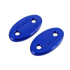 Aluminum Mirror Block Off Plates Hole Caps Blue for Yamaha YZF-R1 (2007–2014)