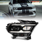 Full LED Headlight for Dodge Durango (2021–2023) Passenger Side Black