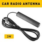 Hidden Amplified Antenna for Universal Car Stereo AM/FM Radio (10ft)
