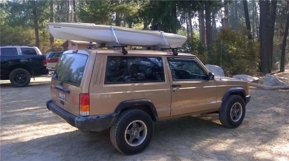 Set of 2 Roof Rack Cross Bars for Dodge Ram 1500 2500 (1972–1993) Jeep Wrangler (2007–2013)