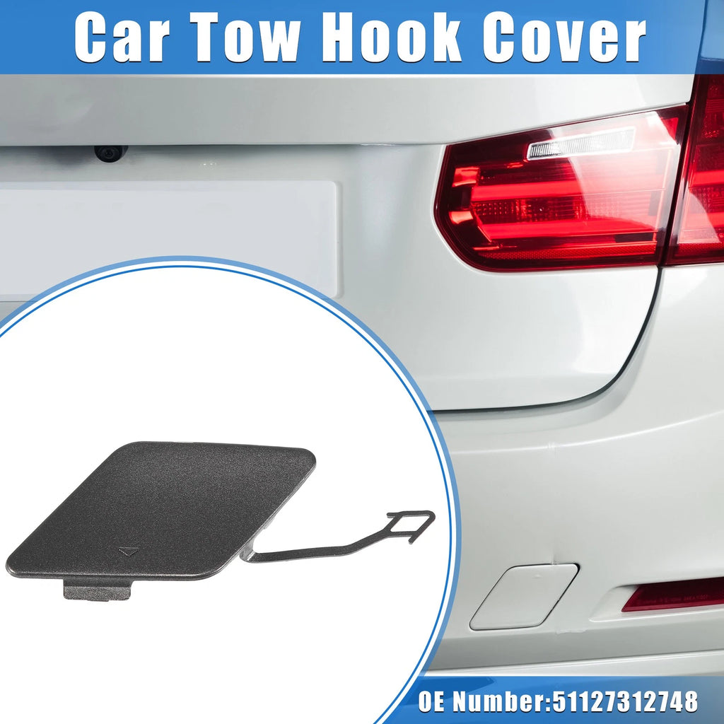 Tow Hook Eye Hole Cover Cap for BMW 3 F30 (2012–2015) Deep Gray