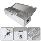 Aluminum Tool Box for Pickup Truck Bed (39"X13"X10")