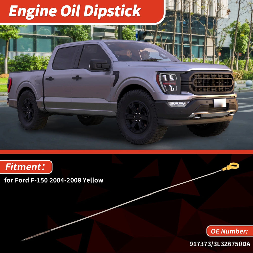 Oil Dipstick No. 917373 for Ford F-150 (2004–2008) Yellow