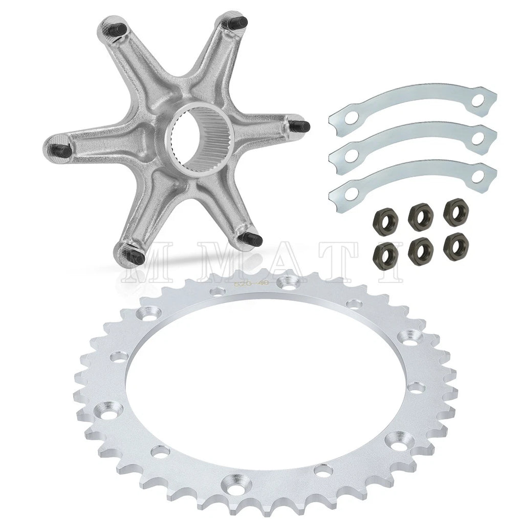 Sprocket & Hub for Yamaha Warrior 350 (1989–2004) 3GD-25386-00-00 2XJ-25412-00-00