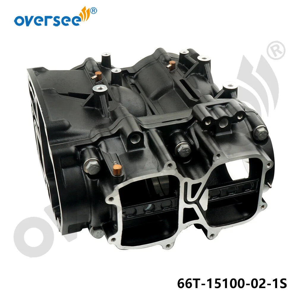 Crankcase Assembly for Yamaha Outboard E40X 40HP (2T) (66T-15100-02-1S)