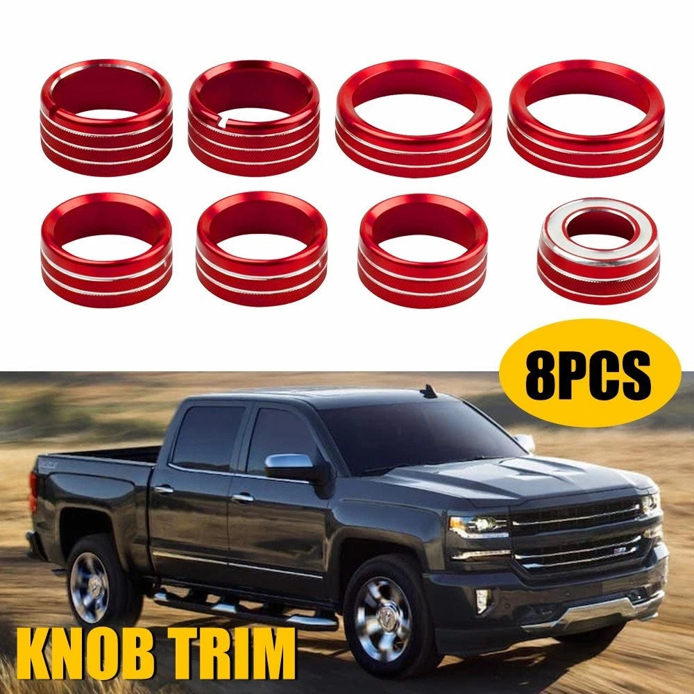 Center Console Switch Button Trim Cover for Chevy Silverado GMC Sierra (2014–2018)