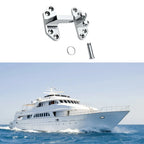 316 Stainless Steel Hinge Strap for Boat RV Cabinet Mounting (76x65mm)