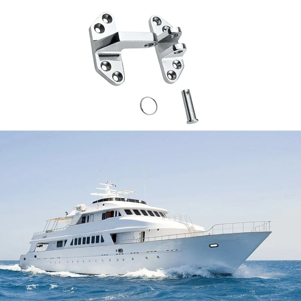 316 Stainless Steel Hinge Strap for Boat RV Cabinet Mounting (76x65mm)