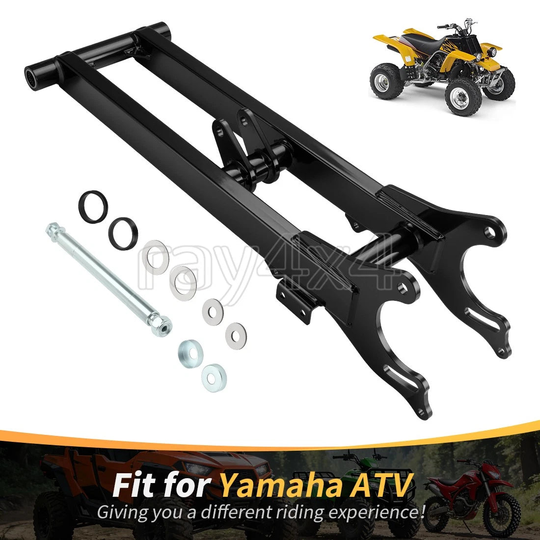 6" Extended Rear Swing Arm for Yamaha Banshee 350 YFZ 350 (1987–2006)