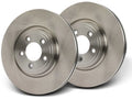 Set of 2 Front Brake Rotors for Jaguar XK (2007–2009) XQ661CS