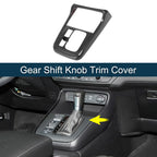 ABS Gear Shift Knob Cover Sticker for Honda CR-V (2023–2024) Carbon Fiber Black