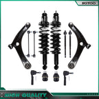 Set of 2 Rear Strut Assembly & Front Sway Bars for Jeep Patriot Compass (2007–2016)
