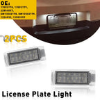 2PC LED License Plate Light Assembly for Chevy Corvette (2012–2020)