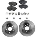 Front Brake Disc and Pad Kit for Mazda 3 (2014–2018) Ceramic
