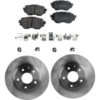 Front Brake Disc and Pad Kit for Mazda 3 (2014–2018) Ceramic