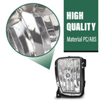 Set of 2 Clear Fog Lights for Dodge Ram 1500 (2013–2018)