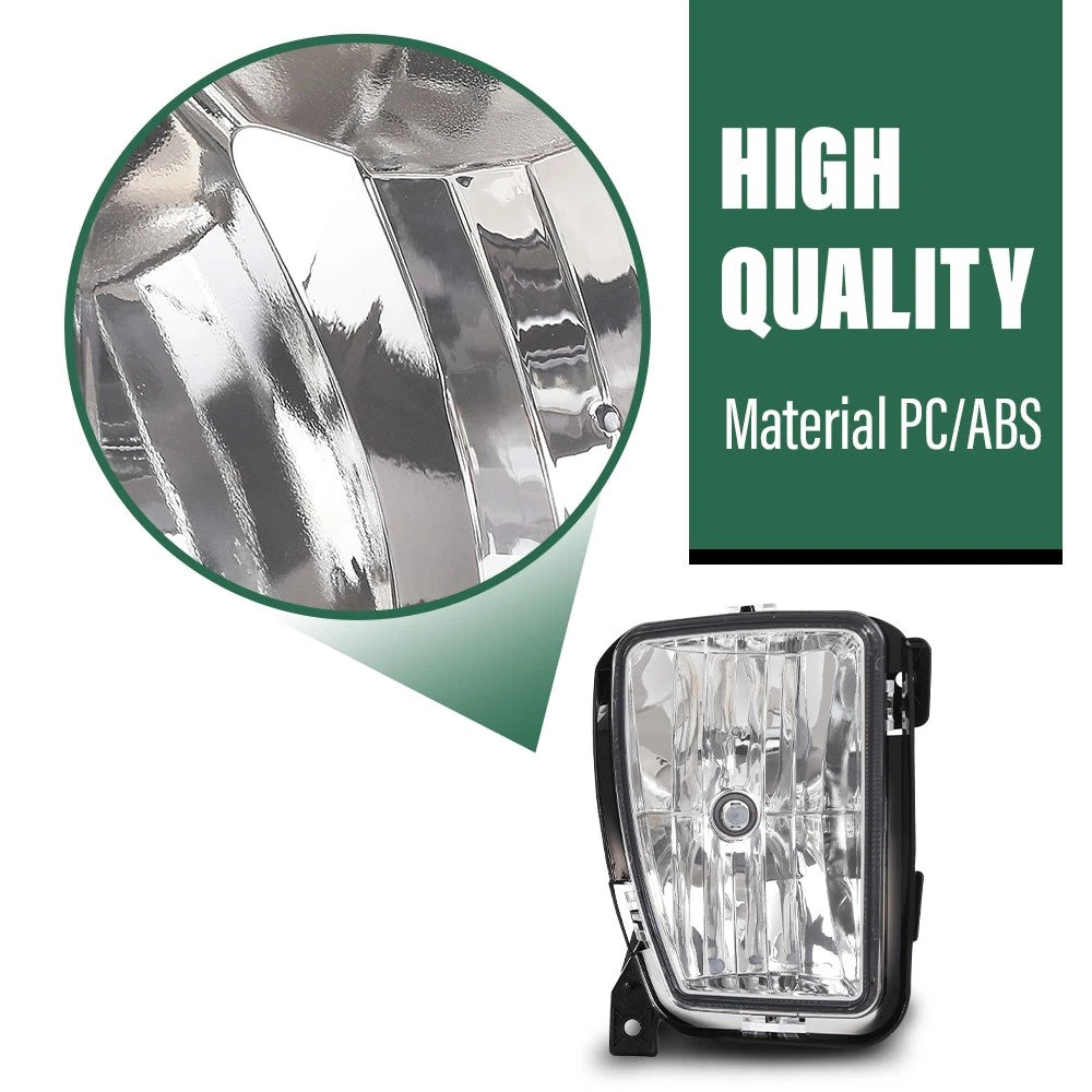 Set of 2 Clear Fog Lights for Dodge Ram 1500 (2013–2018)