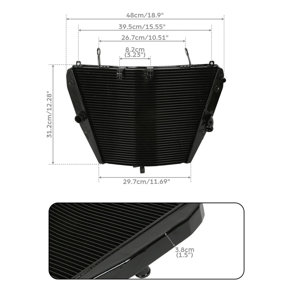 Radiator Cooler for Honda CBR1000RR (2008–2011)