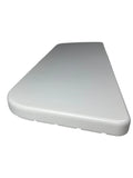 Single Steps for Boat (17 3/4in x 6in x 3/4in) - Grooved, White, Poly