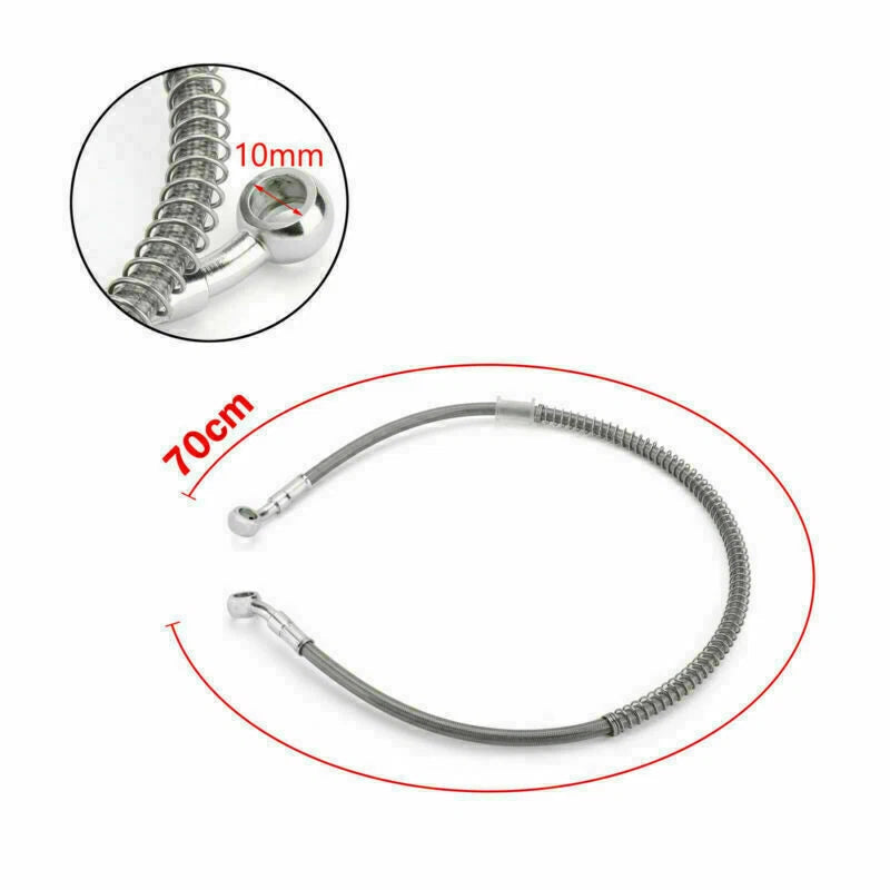 Brake Oil Hose Line with Banjo Fitting for Motorcycle (70cm/28")
