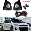 Set of 2 Front Bumper Fog Lights for Toyota Corolla (2014–2016)