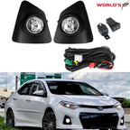 Set of 2 Front Bumper Fog Lights for Toyota Corolla (2014–2016)