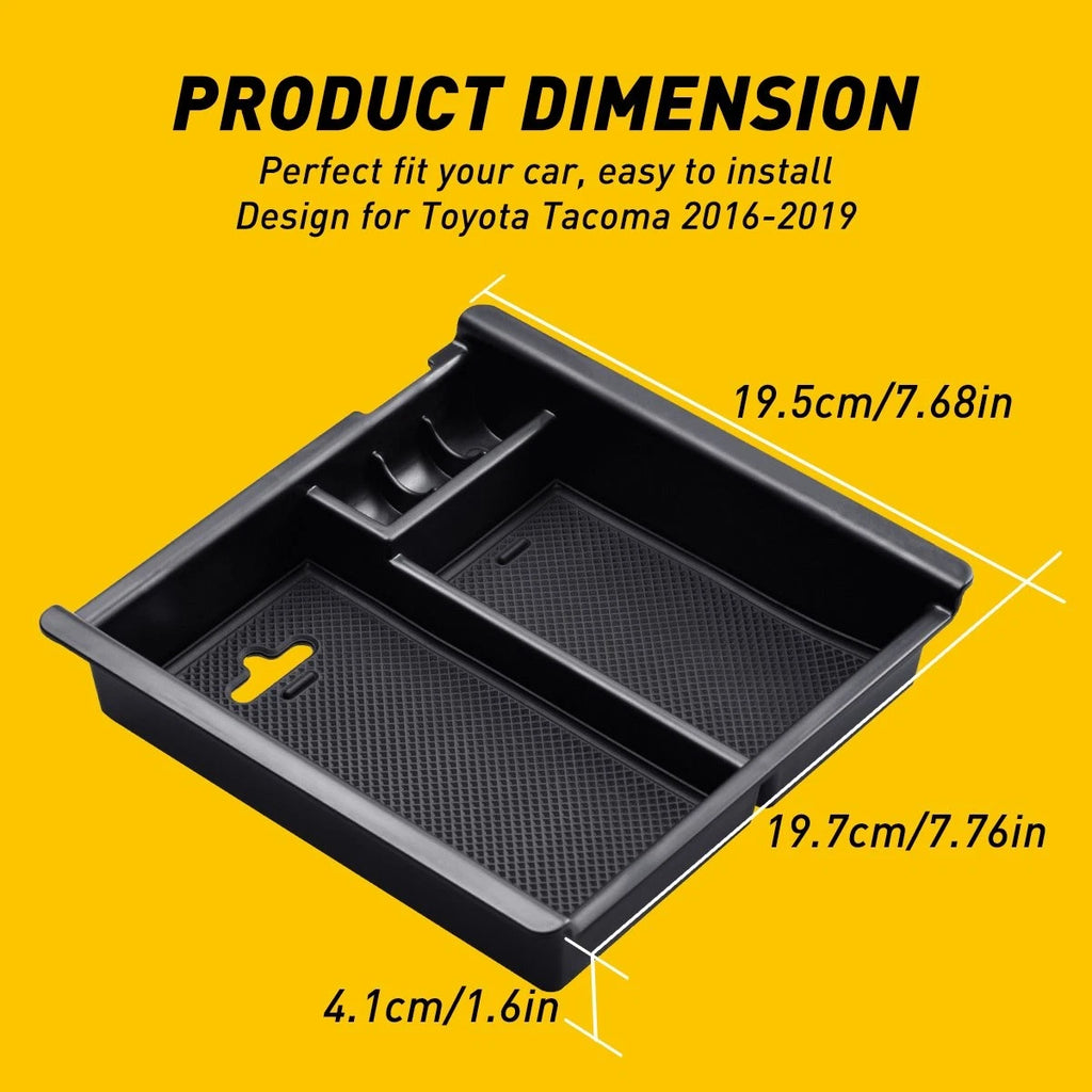 Center Console Organizer Insert Tray for Toyota Tacoma (2016–2018)
