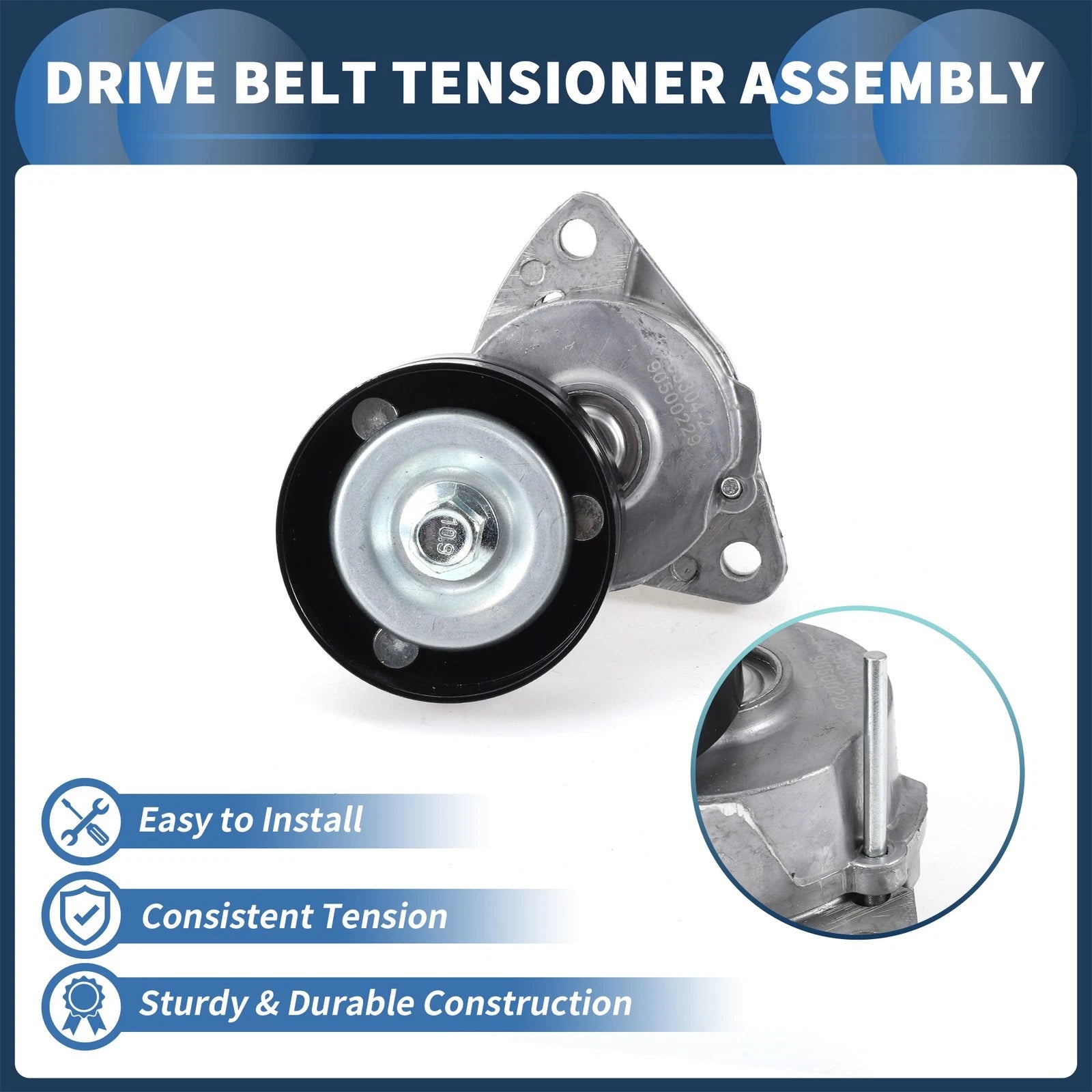 Belt Tensioner for Chevrolet Optra (2004–2007) No. 90500229 Metal