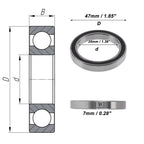 Deep Groove Ball Bearings 6807VV for Various Models (35x47x7mm)