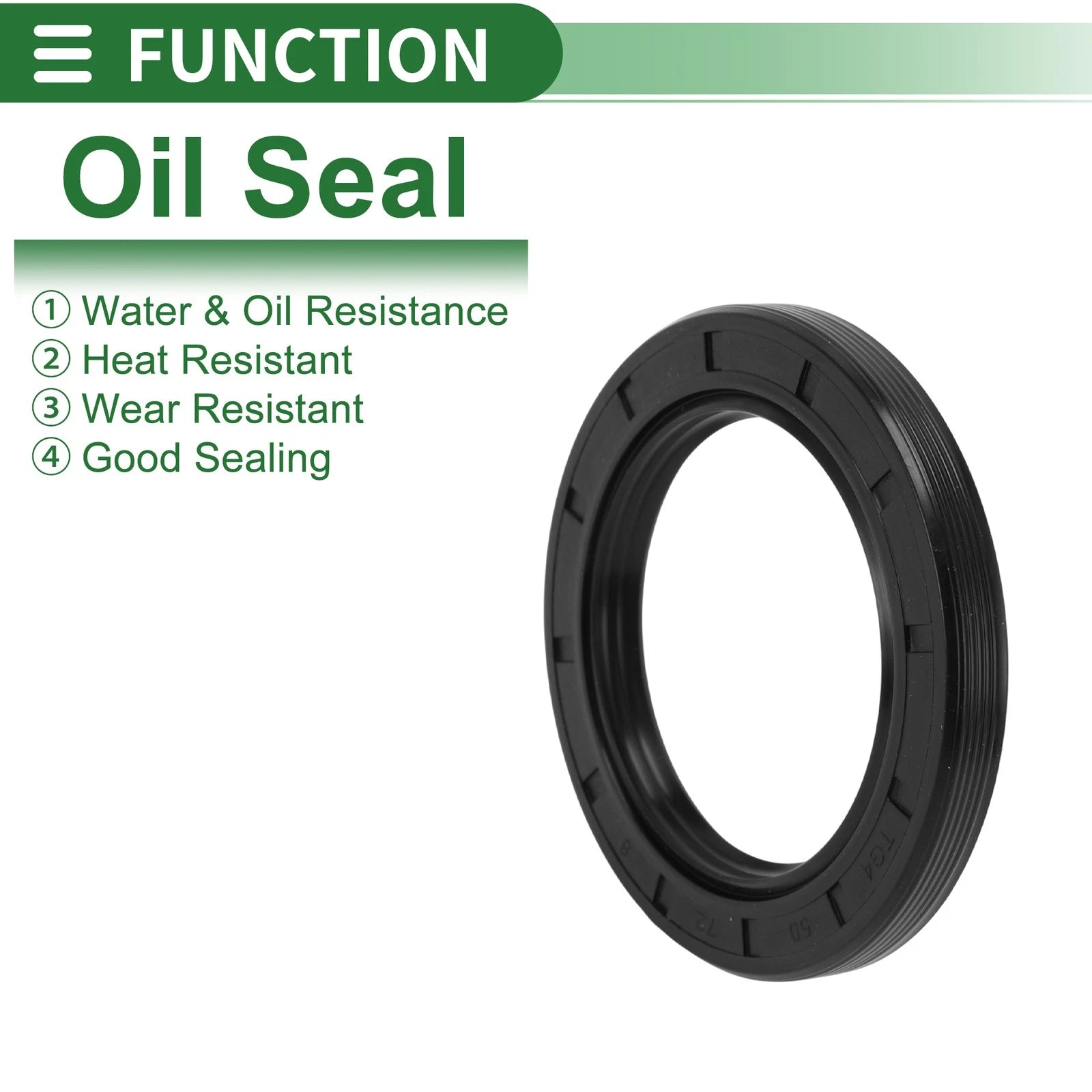 Oil Seal   - NBR Rubber 50x72x8mm