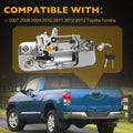 Tailgate Latch Handle w/ Lock Cylinder & Key for Toyota Tundra (2007–2013) 69090-0C040