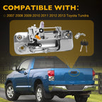 Tailgate Latch Handle w/ Lock Cylinder & Key for Toyota Tundra (2007–2013) 69090-0C040