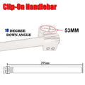 53mm CNC Racing Clipons for Universal 7/8'' Fork Tube (No Specific Year)