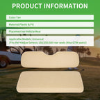 Rear Tan Golf Cart Seat & Back Cushion for Ezgo TXT, RXV, ST, ST Sport, Valor