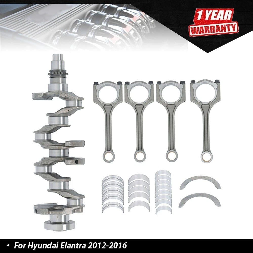Crankshaft and Rods Bearings Set for Kia Forte L4 (2014â2015)