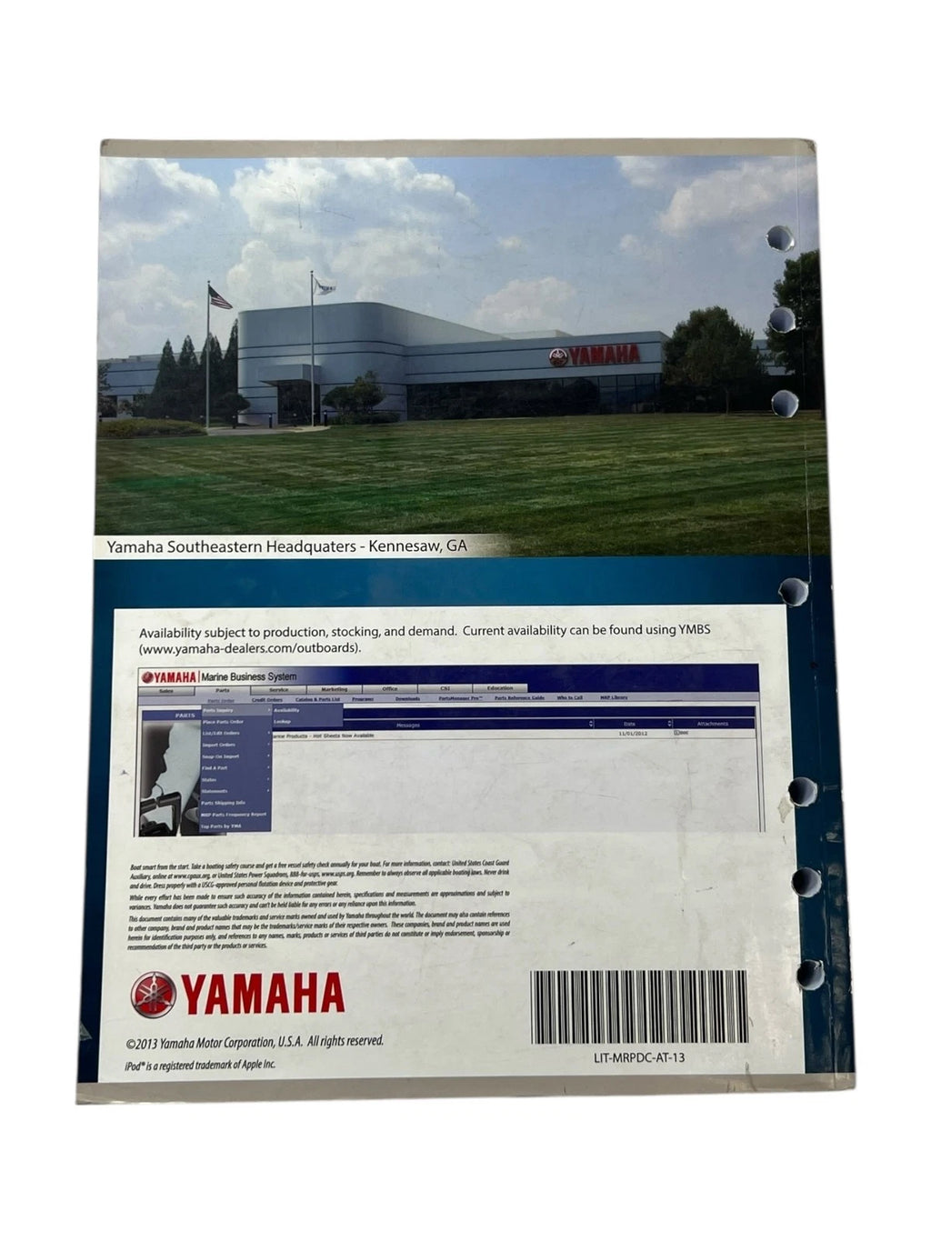 Outboard Rigging Parts for Yamaha Marine (2013) - LIT-MRPDC-AT-13