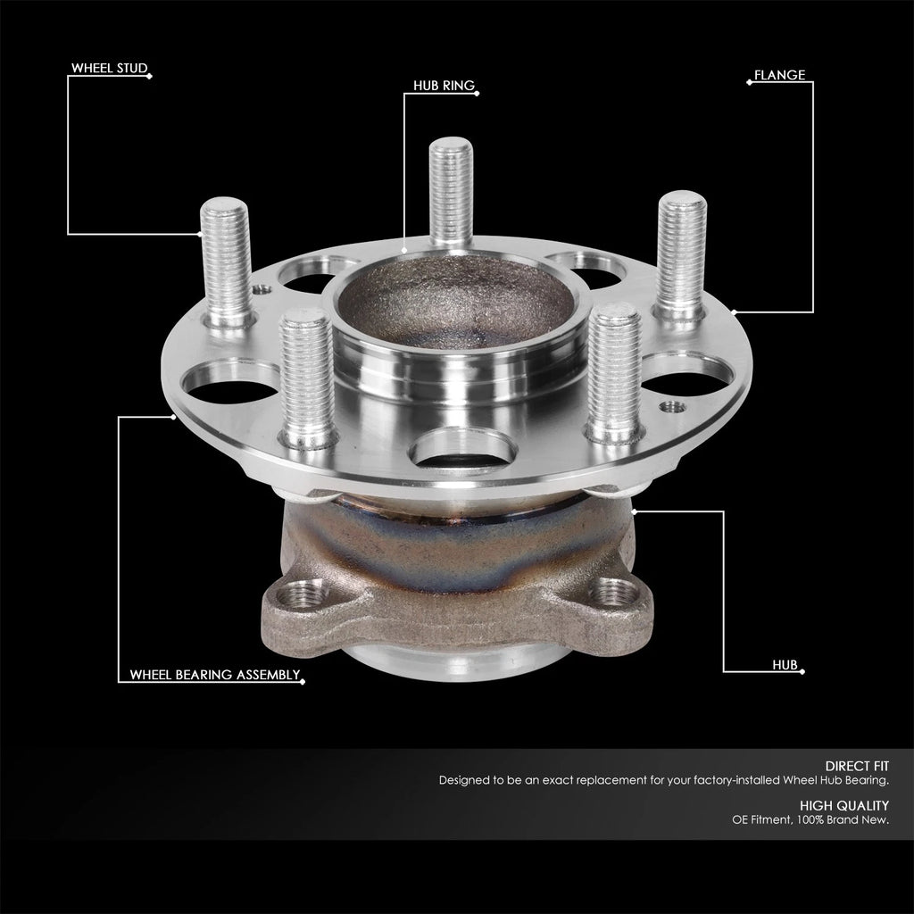 Rear Wheel Bearing & Hub for Honda Accord Acura TLX TSX (2008–2019)