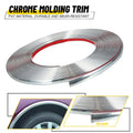 Universal Chrome Molding Trim for Automotive Body Side Bumper (0.6cm)