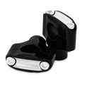 Reaper Riser Clamp for 1in Handlebars (1.5in Rise) - Black Machined