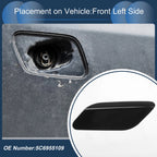 Front Left Washer Nozzle Cover Cap for Volkswagen Jetta A6 (2011–2014) 1 Pcs