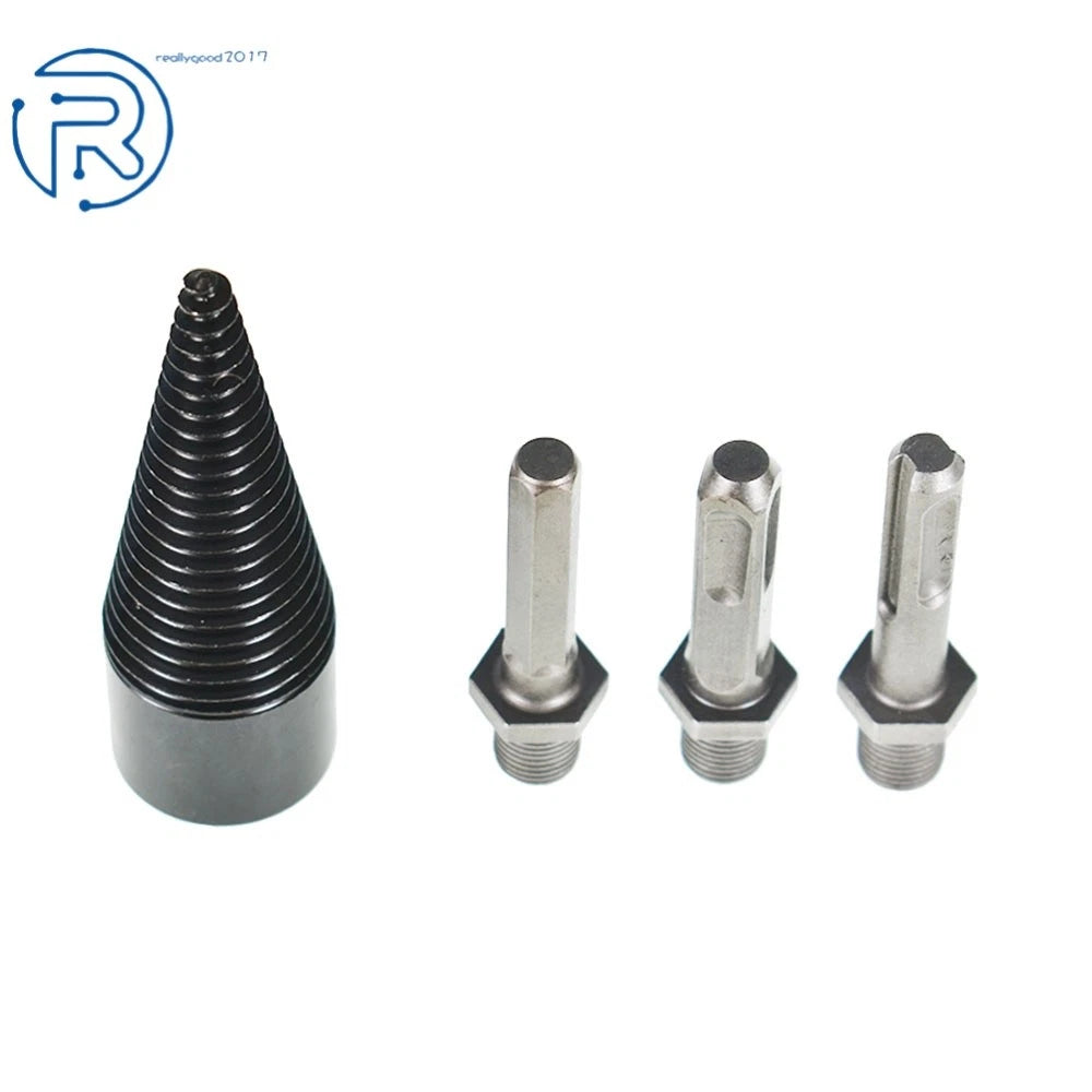 3pcs 32mm Firewood Log Splitter Drill Bit Set for Universal Use