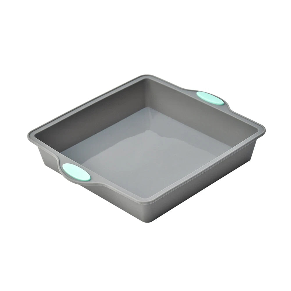 Silicone Square Chiffon Cake Mold 17.3x20x3.5 cm Food Safe