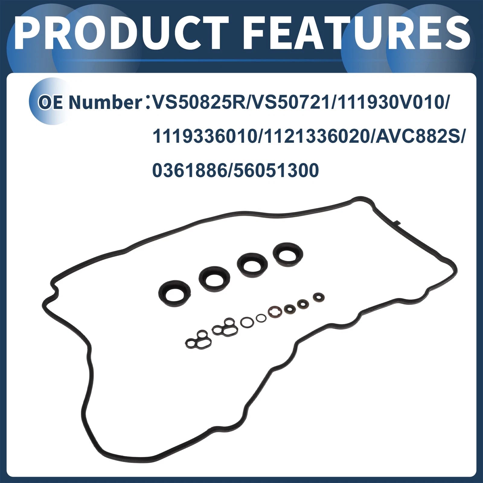 Valve Cover Gasket Set for Lexus ES300H (2013–2018) VS50825R