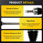 CV Axle Shaft Assembly for Hyundai Sonata (2006–2008) Front Passenger Side